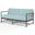 Pietra Loveseat in Dupione Celeste