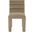Pietro Tufted Dining Chair In Light Brown
