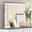 Pinetop Mirror In White and Dark Brown
