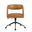 Pinnacle Vegan Leather Office Chair In Tan