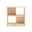 Piperton Four Cube Organizer In Tan