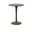 Piuma Marble Top Accent Table In Black Top and Industrial Base