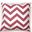 Zoe Red Chevron 18" Pillow Set of 2