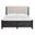 Plum Creek Queen Upholstered Panel Storage Bed In Ravenwood Black