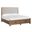 Plum Creek Queen Upholstered Panel Storage Bed In Sierra Brown