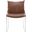 Pola Dining Chair Set of 2 In Brown