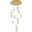 Polaris Led Light Gold Pendant 3500D9G