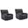 Polaris Power Recliner Set of 2 In Slate