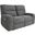 Polaris Power Reclining Loveseat In Bizmark Grey