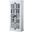 Polich Antique White Wood Storage Curio Cabinet