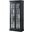 Polich Black And White Storage Curio Cabinet