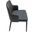 Polly Anthracite Grey Leather Arm Chair