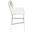 Polly White Leather Counter Height Stool