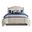 Palisades 7 Piece Faux Suede King Comforter Set In Blue