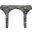 Pomezia Marble Finish Concrete Console Table In Green