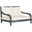 Pomona Ash Grey and Beige Lounger