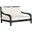 Pomona Dark Slate Grey and Beige Lounger