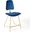 Ponder Performance Velvet Counter Stool In Navy