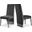 Porsha Velvet Dining Chair Set of 2 In Grey and Chrome