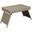 Portable Folding Wicker Table In Grey