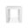 Portal End Table In White