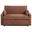 Portland Boucle Upholstered Sleeper Sofa Bed In Copper