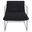 Portland Pillow Top Accent Chair in Black