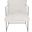 Portland Pillow Top Accent Chair in Ivory and Black