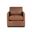 Portman Swivel Lounge Chair In Marseille Camel