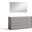 Porto Mirror in Grey