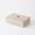Posh Small Parchment Suede Box In White