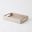 Posh Small Parchment Suede Tray In White
