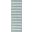 Positano Modern 2' x 6' Rug In Ivory and Aqua