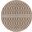 Positano Modern 6' x 6' Modern Rug In Natural