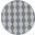 Positano Modern 6' x 6' Rug In Navy Blue