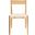 Pranit Dining Chair Set of 2 in White and Natural