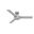 Presto 44 Inch Ceiling Fan and Wall Control In Dove Grey