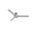 Presto 52 Inch Ceiling Fan and Wall Control In Dove Grey