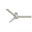 Presto 52 Inch Low Profile Ceiling Fan and Wall Control In Matte Nickel