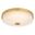 Preston 12.5 Inch LED Flush Mount In Natural Brass