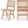 Preston Wood Dining Side Chair Set of 2 In Natural