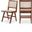 Preston Wood Dining Side Chair Set of 2 In Walnut