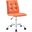 Prim Orange Armless Mid Back Office Chair