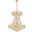 Primo 36" Gold 28 Light Chandelier With Clear Royal Cut Crystal Trim