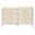 Primrose Fluted Wood 6-Drawer Dresser In Ivory