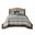 Princeton 5 Piece Reversible Jacquard Queen Bedspread Set In Blue