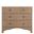 Princeton Chest In Blonde Natural and Brushed Bronze