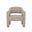 Prisca Lounge Chair In Holden Dusty Greige