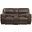 Proctor Double Reclining Love Seat with Center Console In Brown