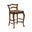 Provencal Counter Stool In Brown and Tan
